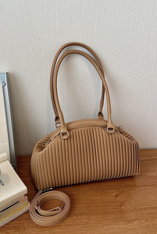 SOERA Mariana Pleated Shoulder Bag - Bag - SOERA-677379-DEF-OS-04614 Pink