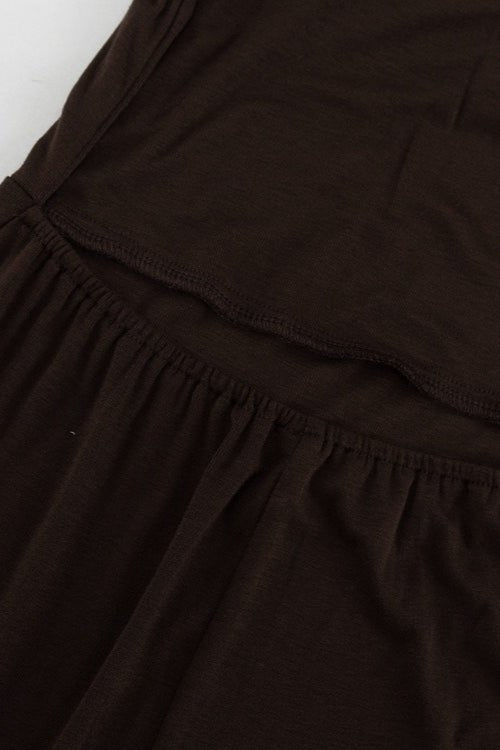 SOERA Celeste Brown Halter Backless Maxi Dress - Dress - S