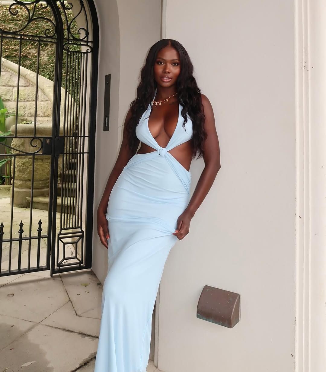 SOERA Bonnie Cutout Backless Maxi Dress - Dresses - XS