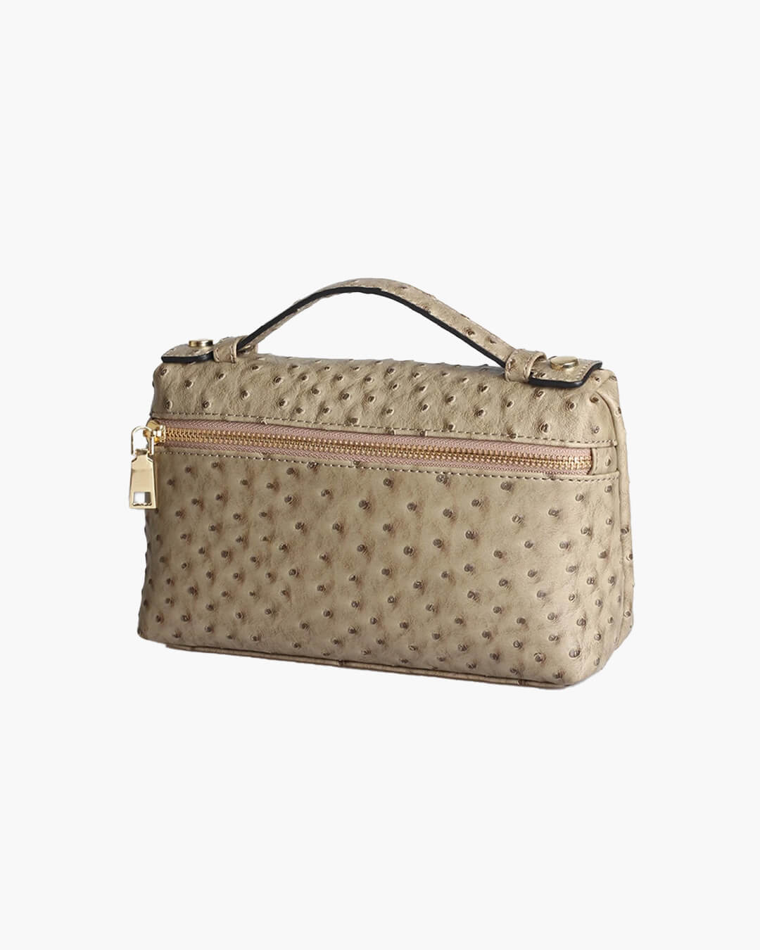 SOERA Bianca Ostrich Pattern Bag - Handbags - Beige