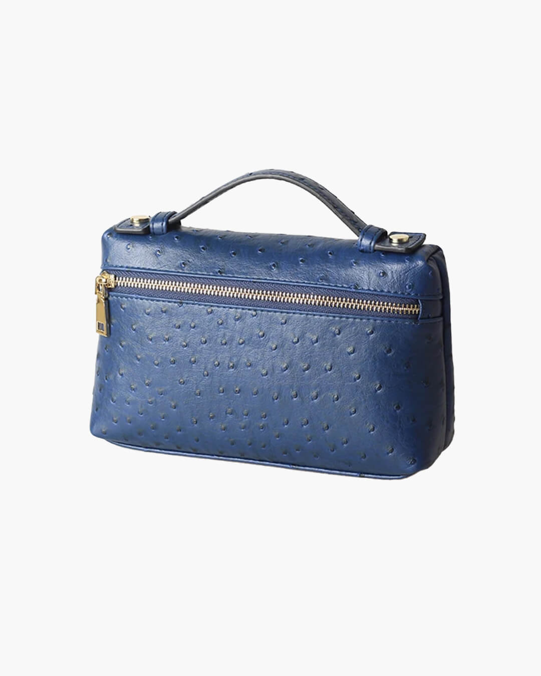 SOERA Bianca Ostrich Pattern Bag - Handbags - Dark Blue