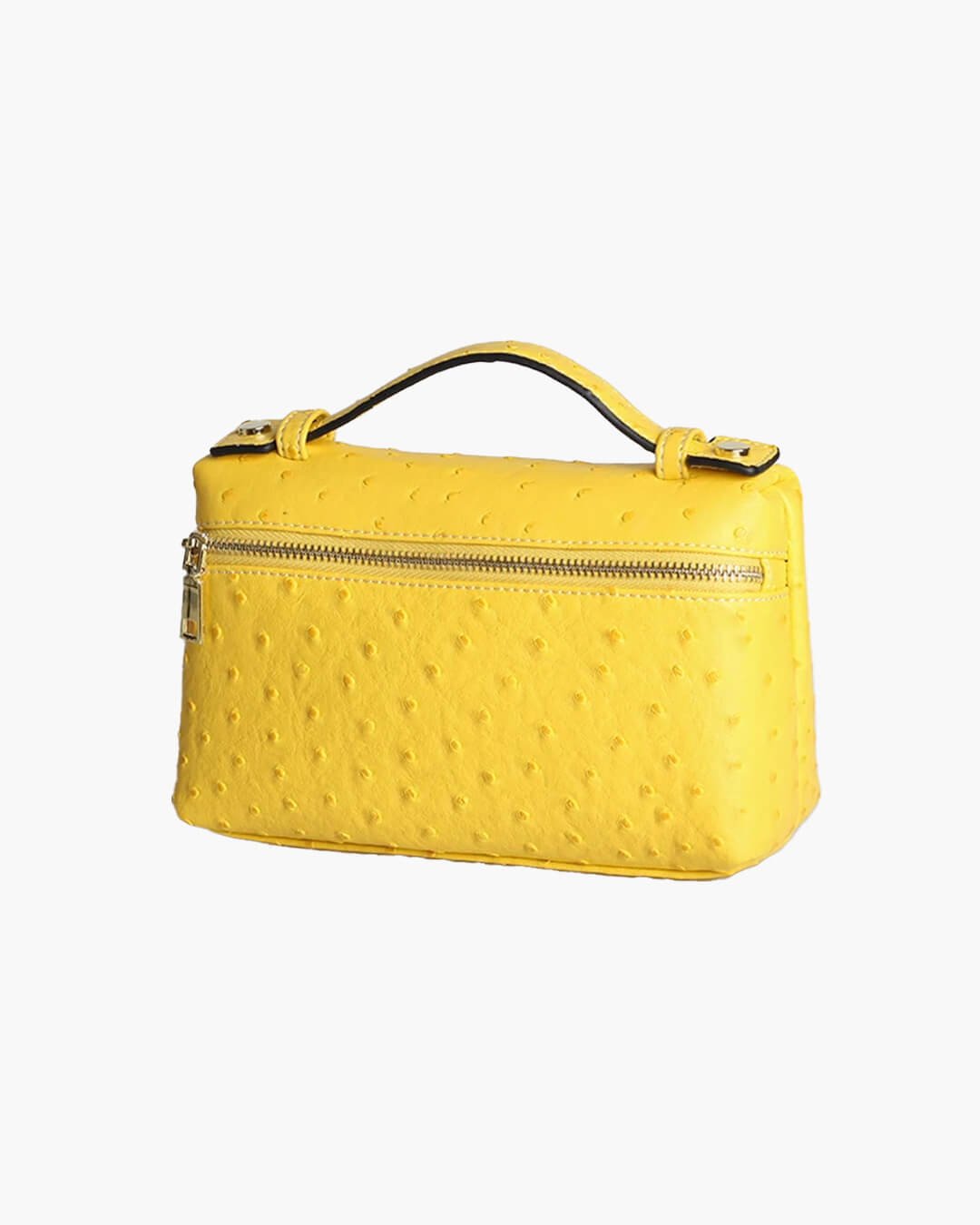 SOERA Bianca Ostrich Pattern Bag - Handbags - Yellow