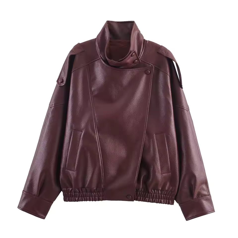 SOERA Elena Asymmetric Button Pocket Jacket - Jacket - Black XS