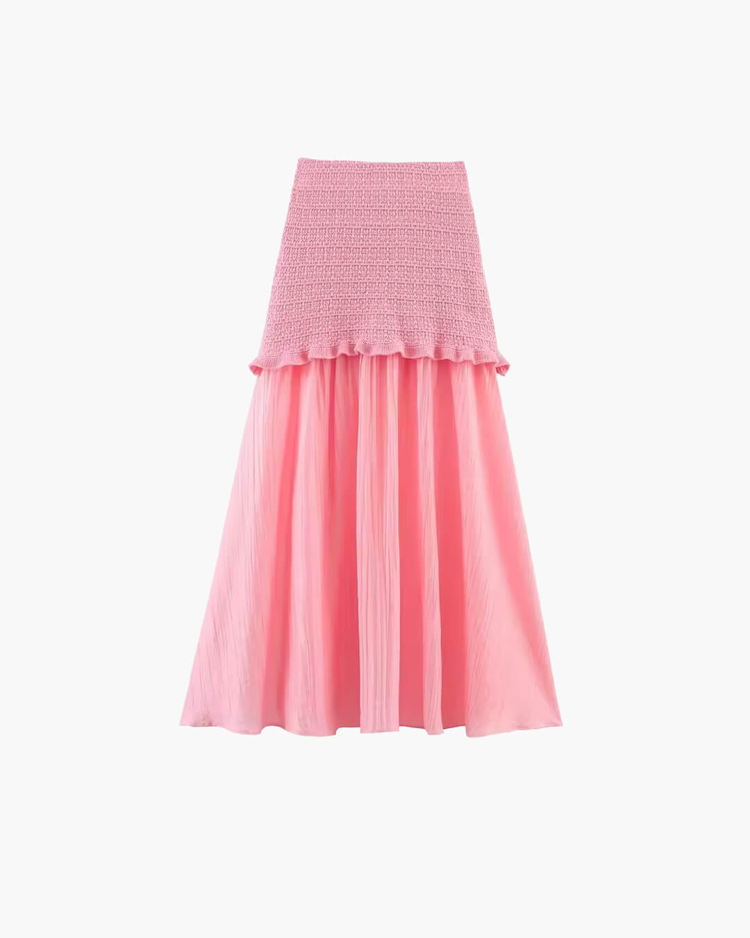 SOERA Beatrice Knitted Tank & Pleated Skirt Set - Matching Sets - Beige Set M