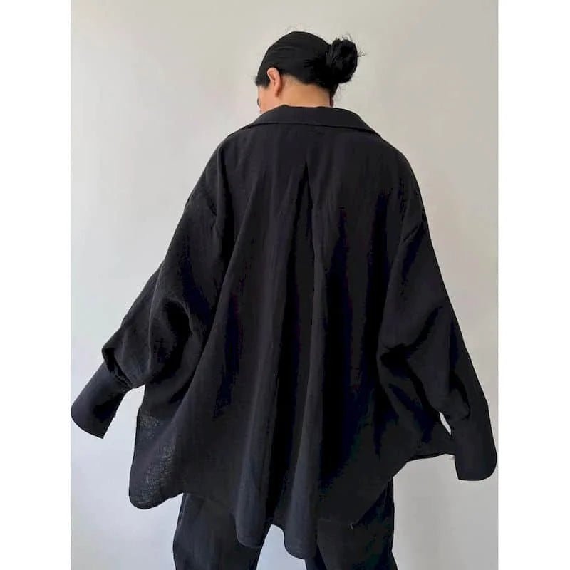 SOERA Frances Lapel Long Sleeve & Pants Set - Matching Sets - 1005009887708935-;hm1776125343195652404 Black S