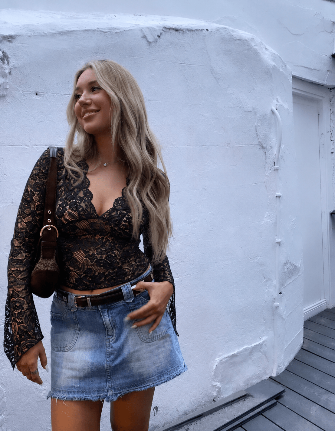 SOERA Lerna V-Neck Lace Top - Tops - SOERA-403203-BLA-S-24611 Black S