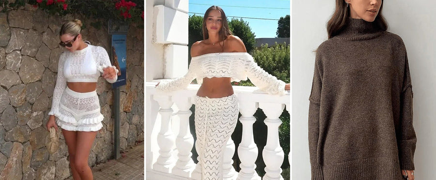 The Knitted Matching Set: Autumn's Comfort-Meets-Polish Trend