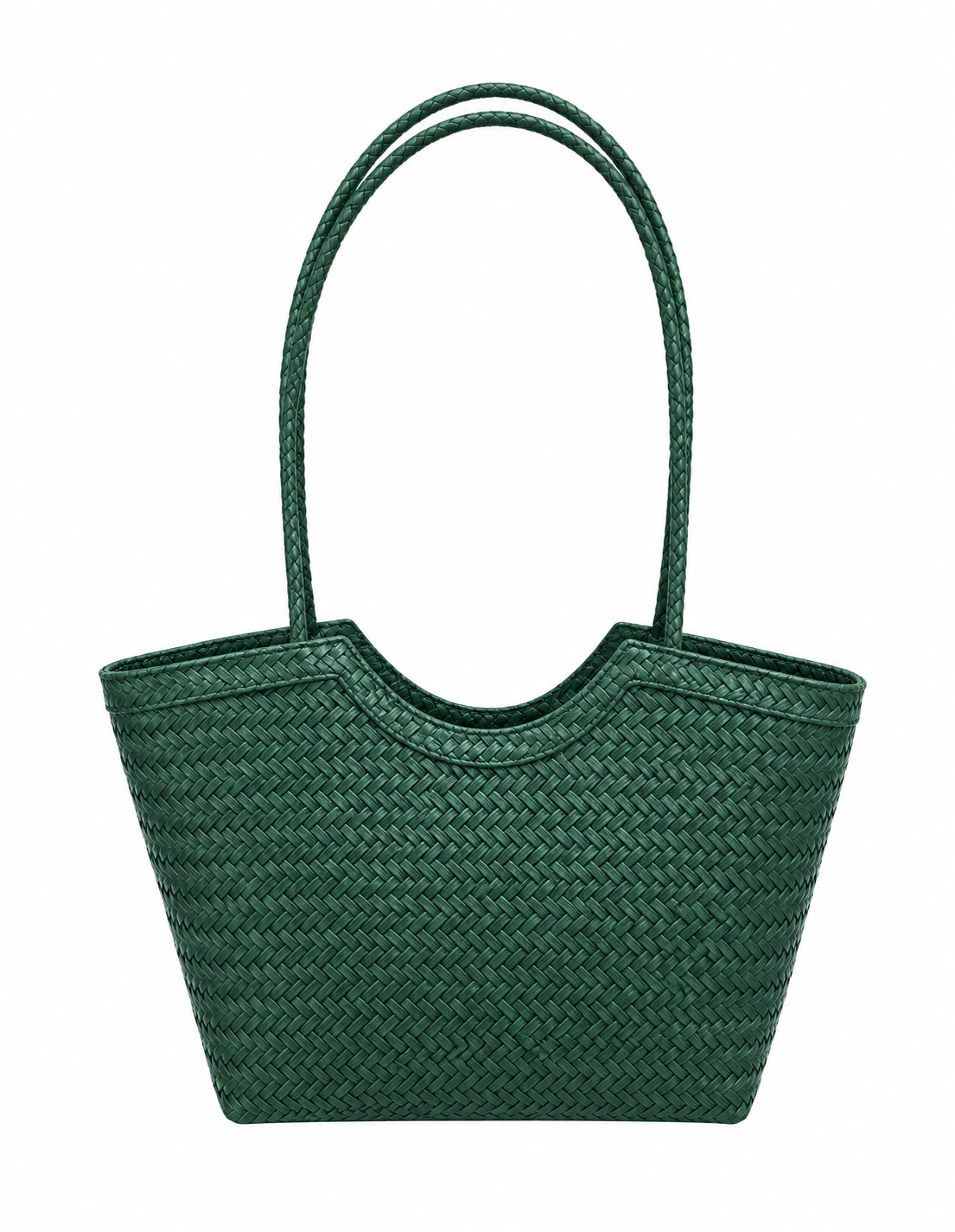 Sac Rica tressé en similicuir