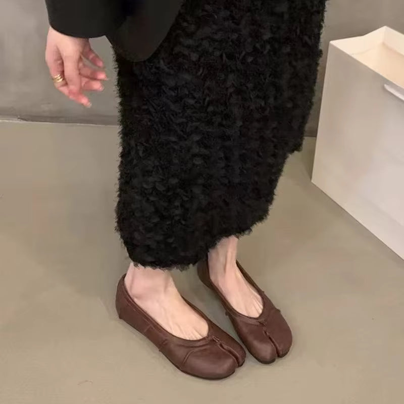 Bianca Zehentrenner-Pantoletten aus Leder