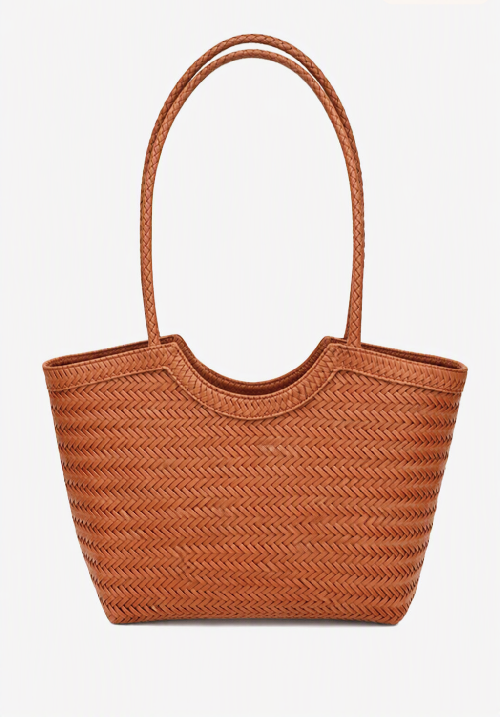 Sac Rica tressé en similicuir