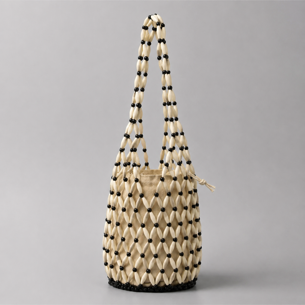 Margot Woven Beaded Tote Bag