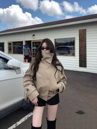 Linda Utility Cropped Trenchcoat