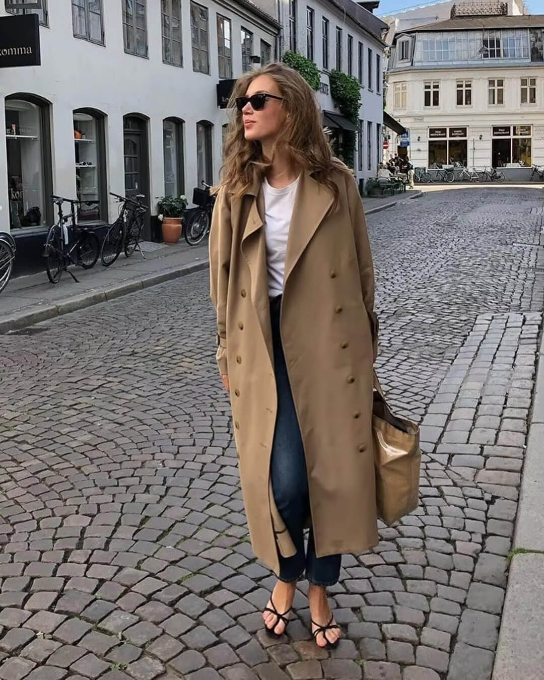 SOERA Melissa Classic Double Breasted Trench Coat - Coat - SOERA-332035-KHA-L-23395 Beige L