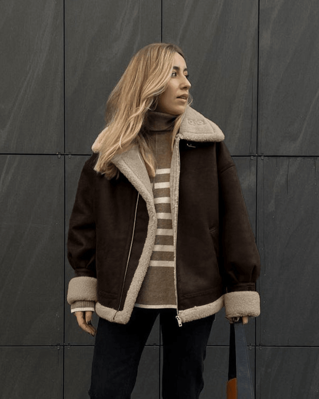 SOERA Aurora Suede Faux leather Jacket - Coats & Jackets - JS1764442362185284477 M
