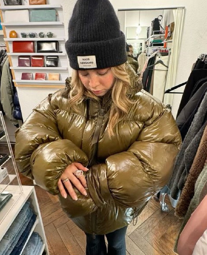 SOERA Olivia Shiny Puffer Jacket - Coats & Jackets - 3256809740158148-;nx1762946091734765841 Olive S