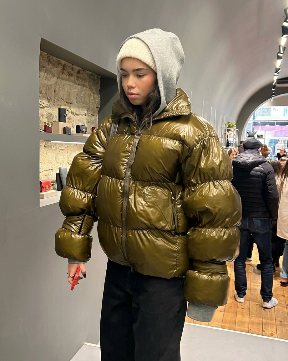 SOERA Olivia Shiny Puffer Jacket - Coats & Jackets -  Gold M