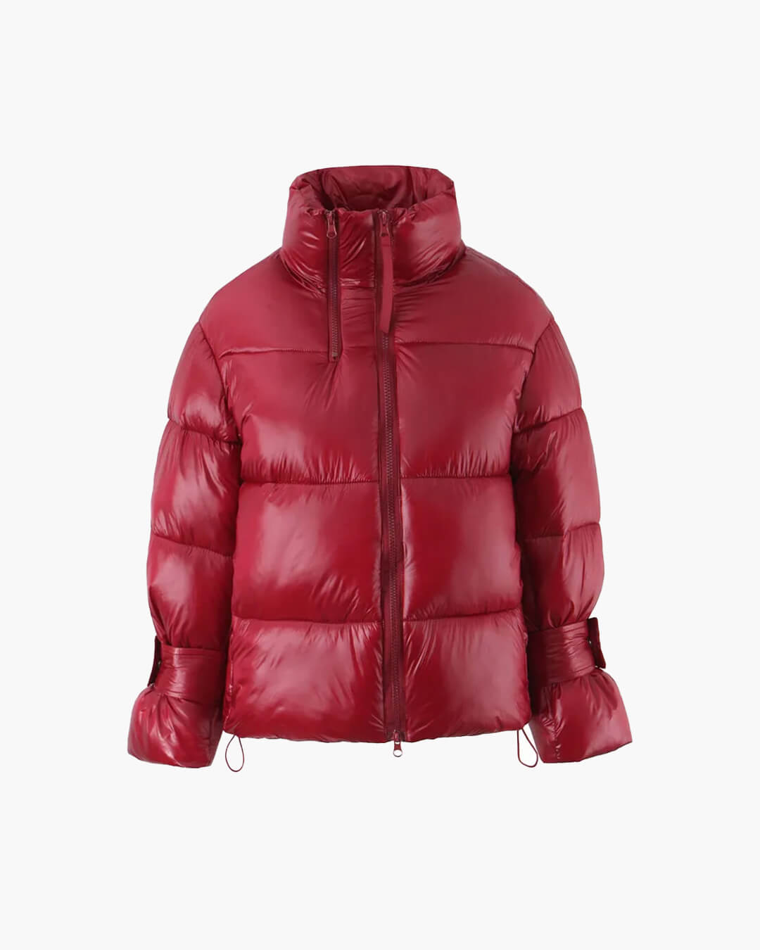 SOERA Olivia Shiny Puffer Jacket - Coats & Jackets -  Red S