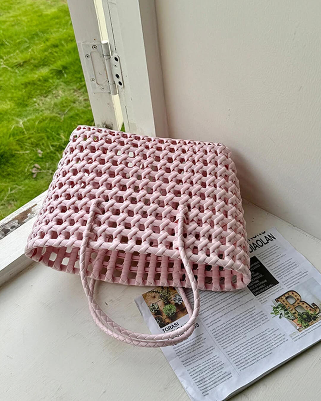 Cresta Open-Weave Tote-Bag
