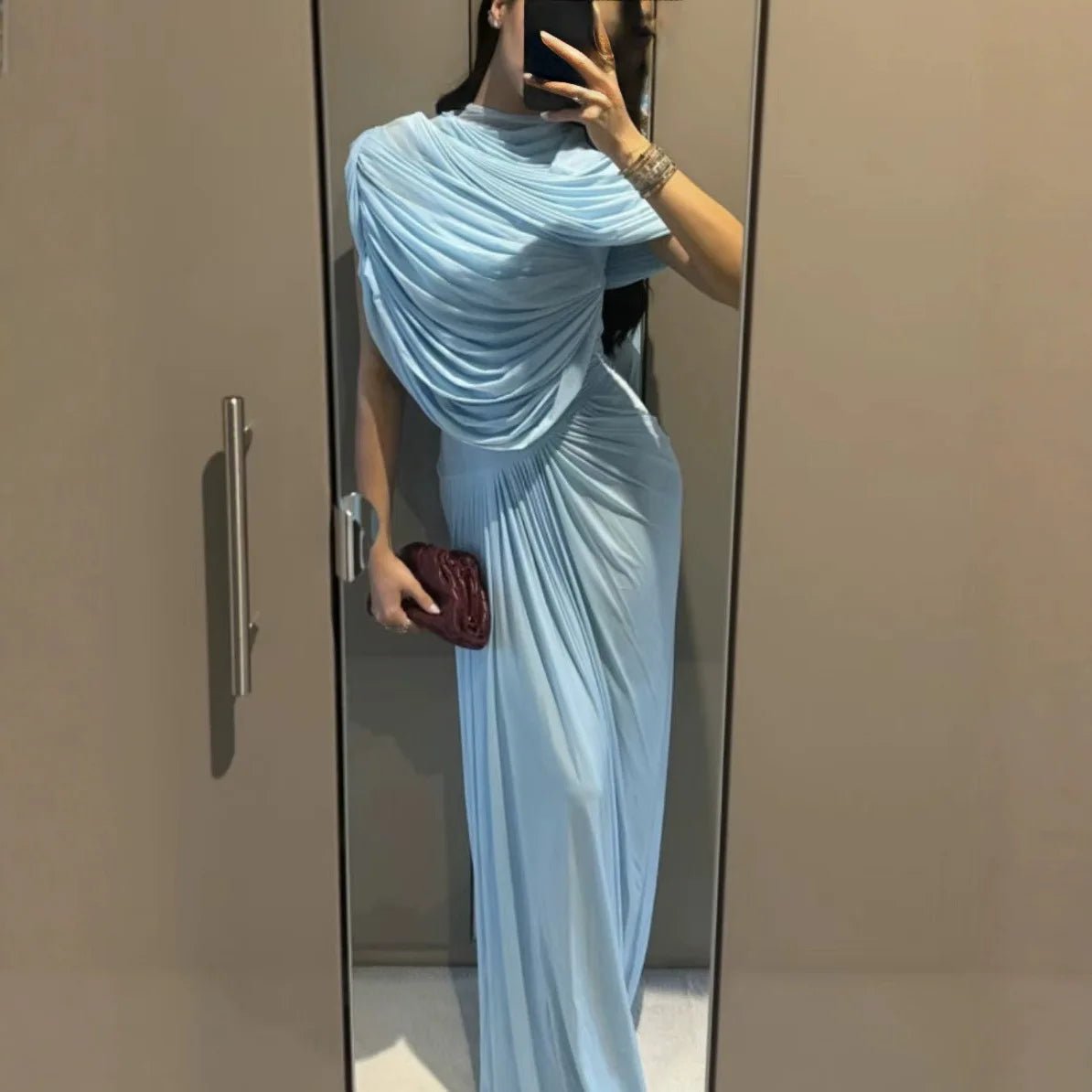 SOERA Bianca Elegant Mesh Bodycon Maxi Dress - Dress -  L