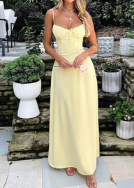 Robe longue bustier Bianca