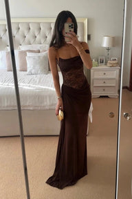 Robe longue d'été Emily en dentelle