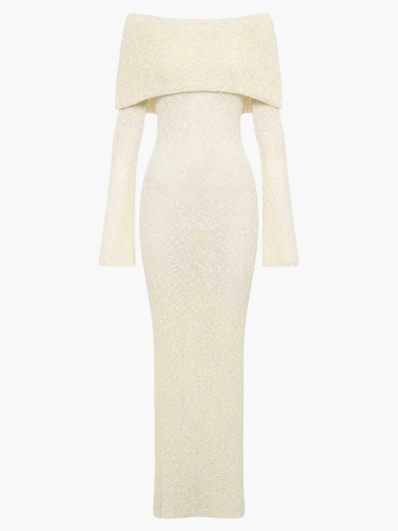 SOERA Marissa Maxi dress - Dresses - DWOD5-KL876001 beige S
