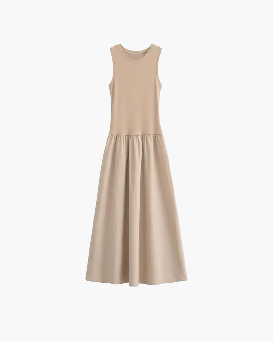 SOERA Shirley Sleeveless Summer Dress - Dresses - 1005007440160846-;ZT1772045931630405692 Beige M