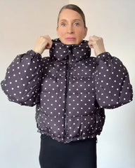 Chaqueta Acolchada Corta de Lunares Emma