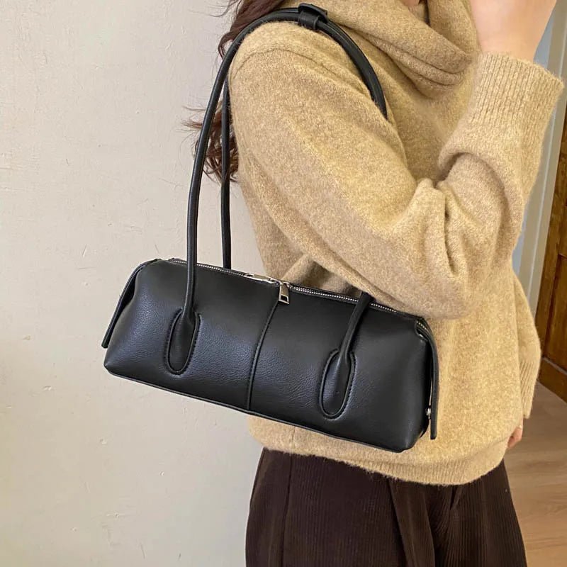SOERA Beatrice Retro Underarm Shoulder Bag - Handbags -  Brown