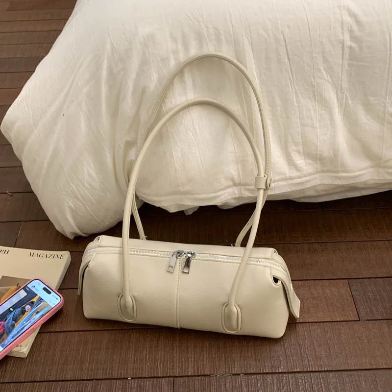 SOERA Beatrice Retro Underarm Shoulder Bag - Handbags -  Brown