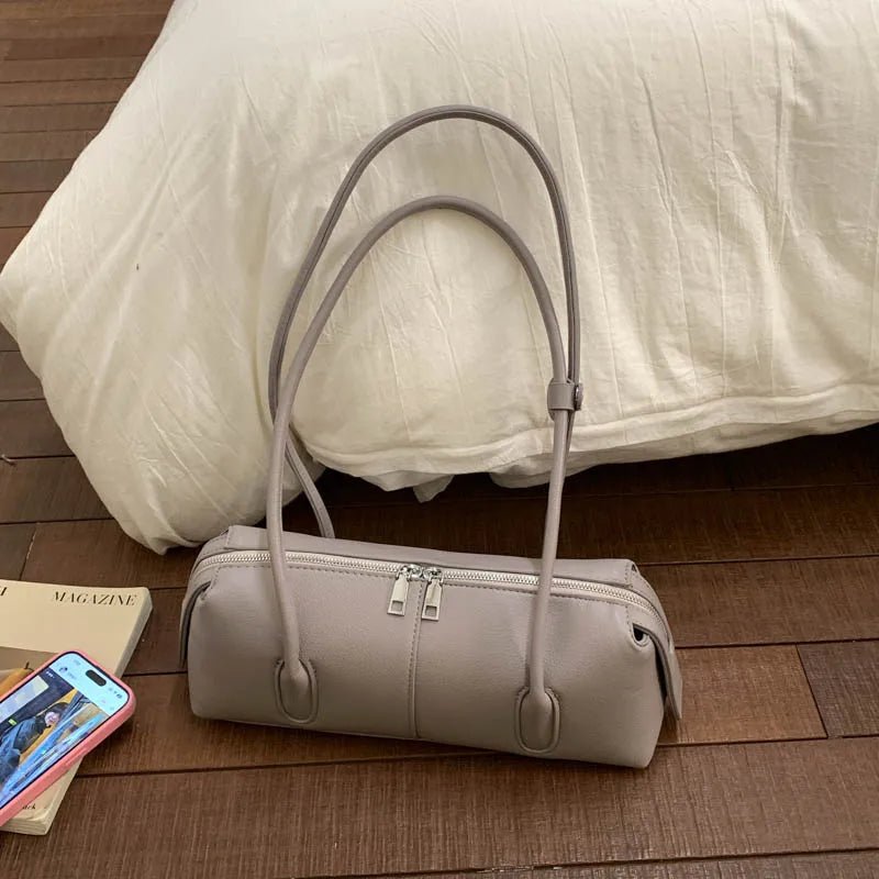 SOERA Beatrice Retro Underarm Shoulder Bag - Handbags -  Brown