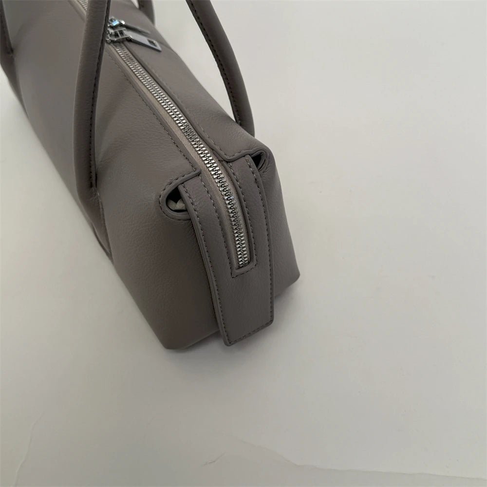 SOERA Beatrice Retro Underarm Shoulder Bag - Handbags -  Grey