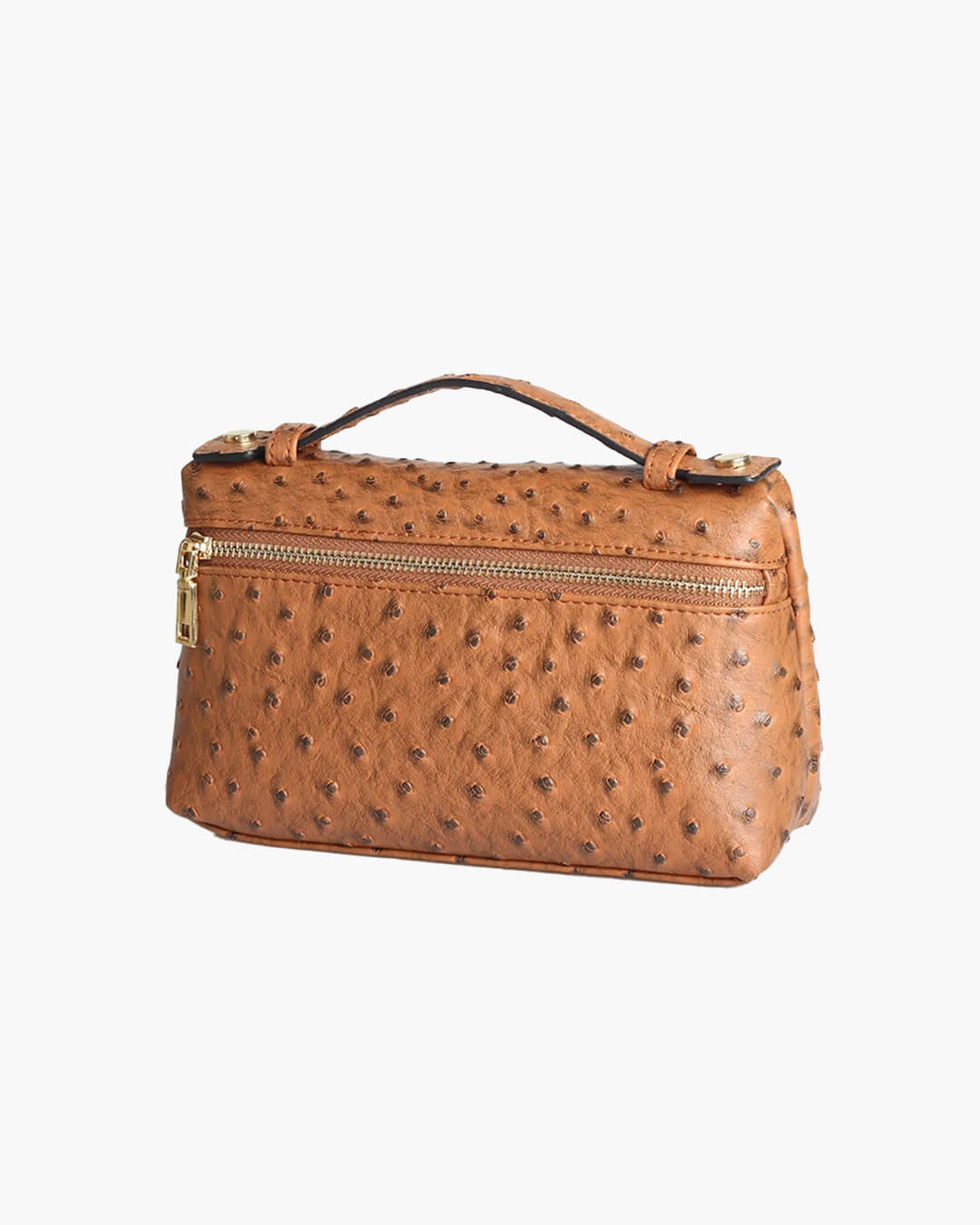 SOERA Bianca Ostrich Pattern Bag - Handbags -  Brown