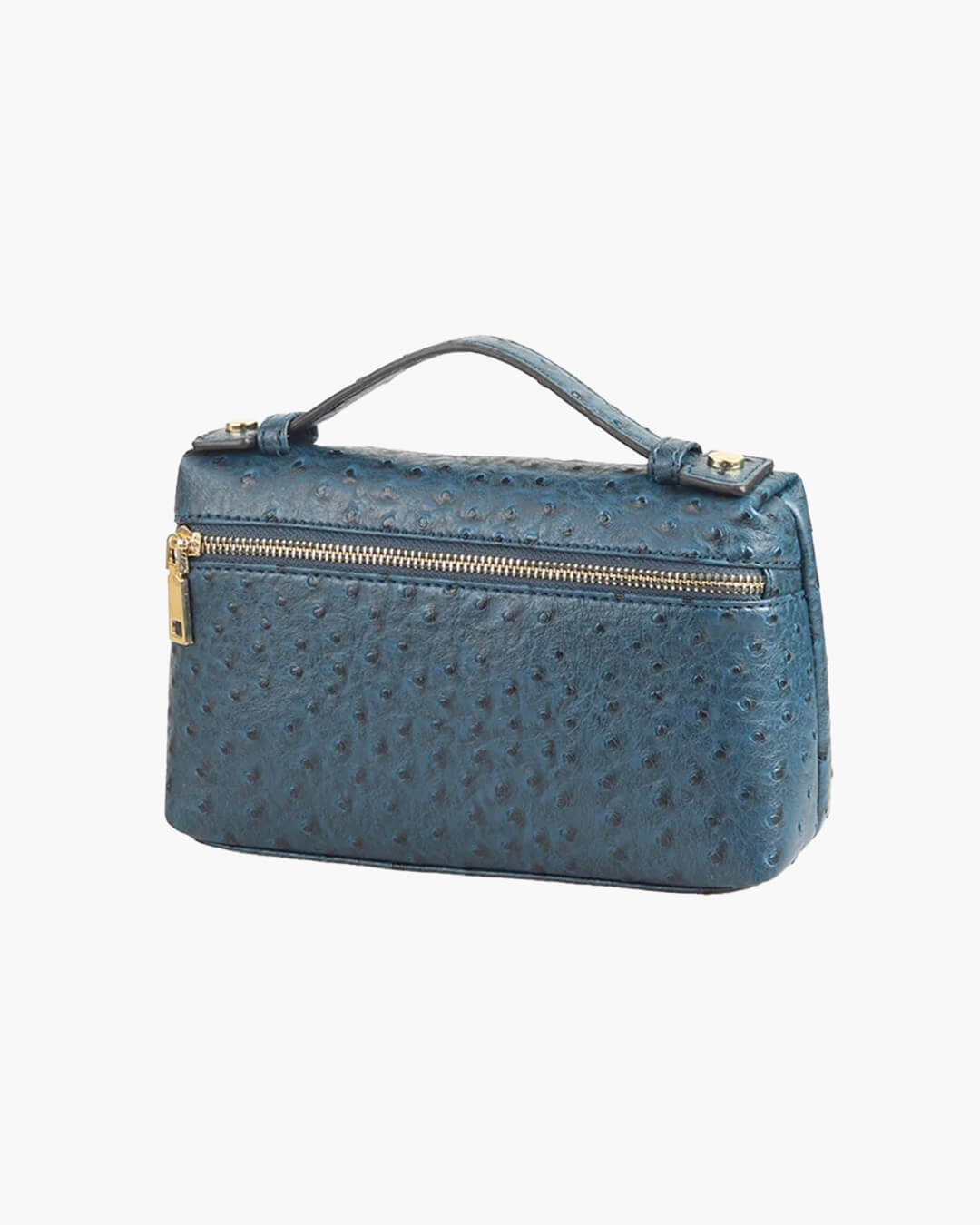 SOERA Bianca Ostrich Pattern Bag - Handbags -  Dark Teal