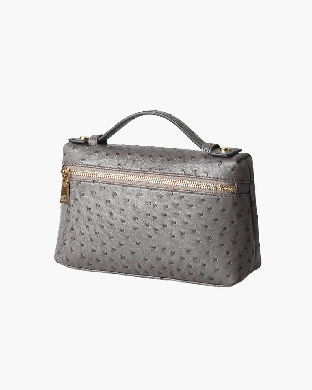 SOERA Bianca Ostrich Pattern Bag - Handbags -  Gray