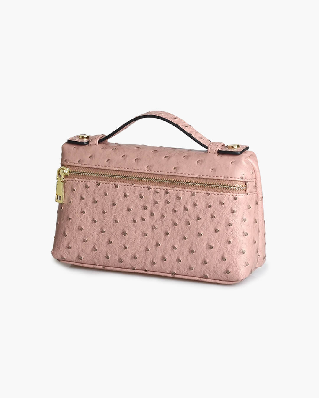 SOERA Bianca Ostrich Pattern Bag - Handbags -  Powder