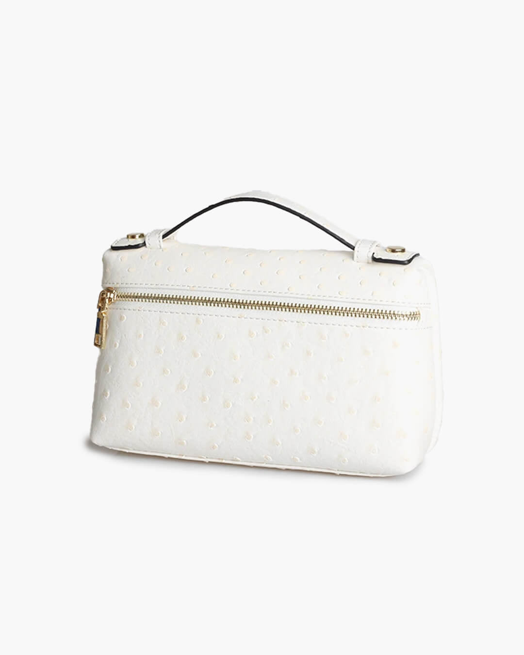SOERA Bianca Ostrich Pattern Bag - Handbags -  White