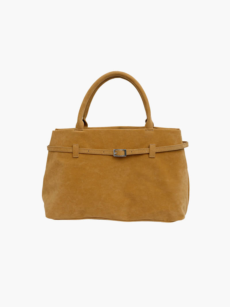 SOERA Dalila Suede Bag - Handbags - DBAD2-WK384002 Beige Regular