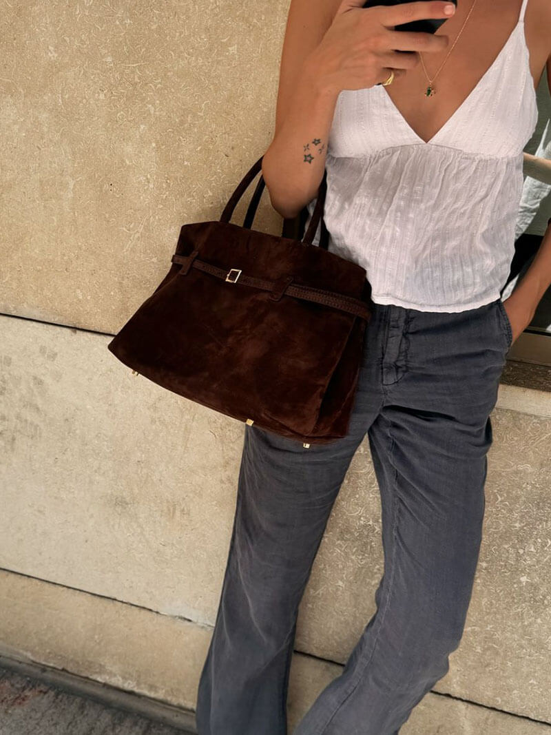 Dalila faux suède tas