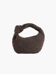Mini-sac tressé en suédine