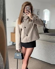 Amelie Stehkragenjacke mit Taschen