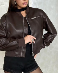 Arabella Giubbotto Bomber in Ecopelle