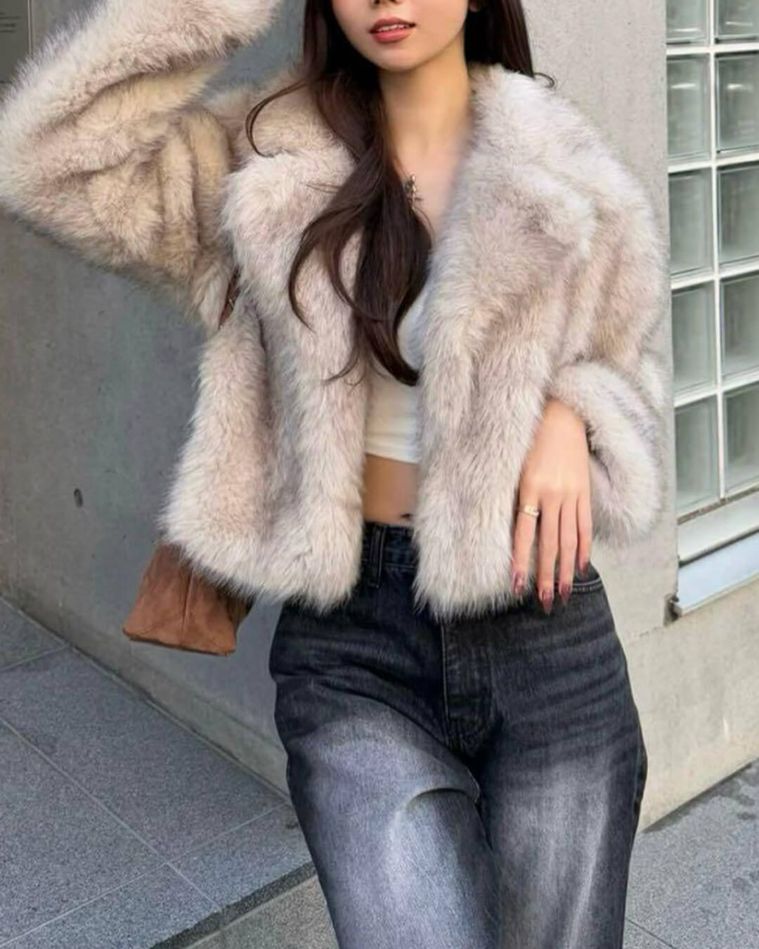 Darcy Cropped Imitatiebont Jack