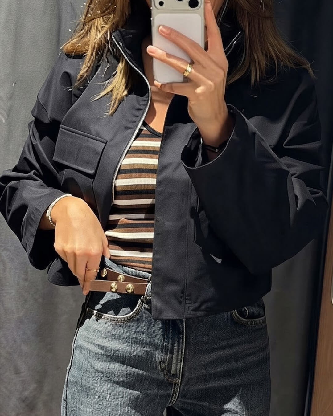 SOERA Evelyn Slouchy Cropped Jacket - Jackets - SOERA-073987-BLA-M-21187 Black M