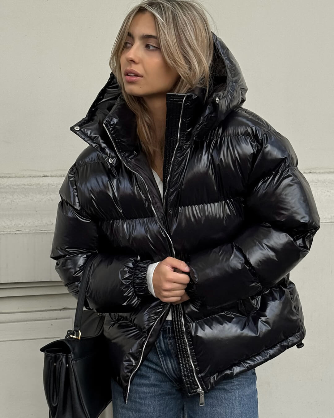 SOERA Geraldine Hooded Puffer Jacket - Jackets - 1005009859029558-;to1764102179551469990 Black S