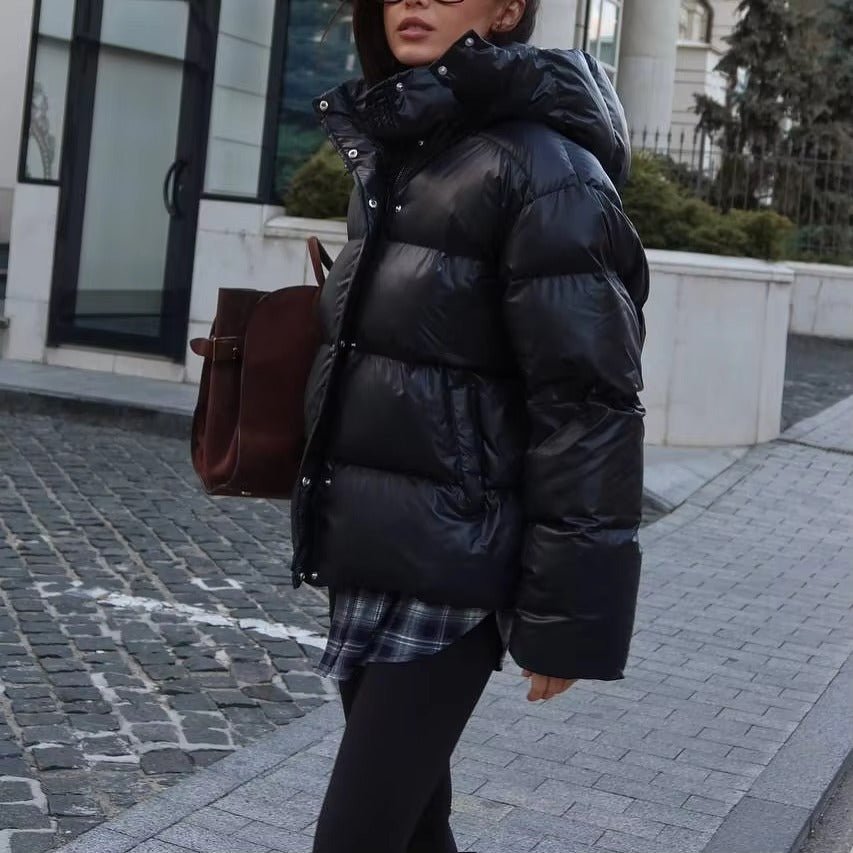 SOERA Judy Crop Puffer Jacket - Jackets -  Black M