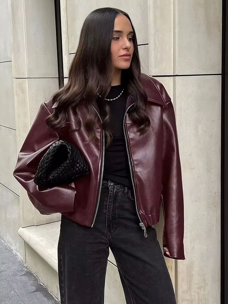 SOERA Romy leather Jacket - jackets - DWOD2-WK228002 S