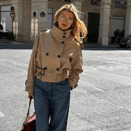 Sofie 크롭 트렌치 코트
