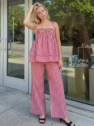 Conjunto de pijama a rayas Jasmin