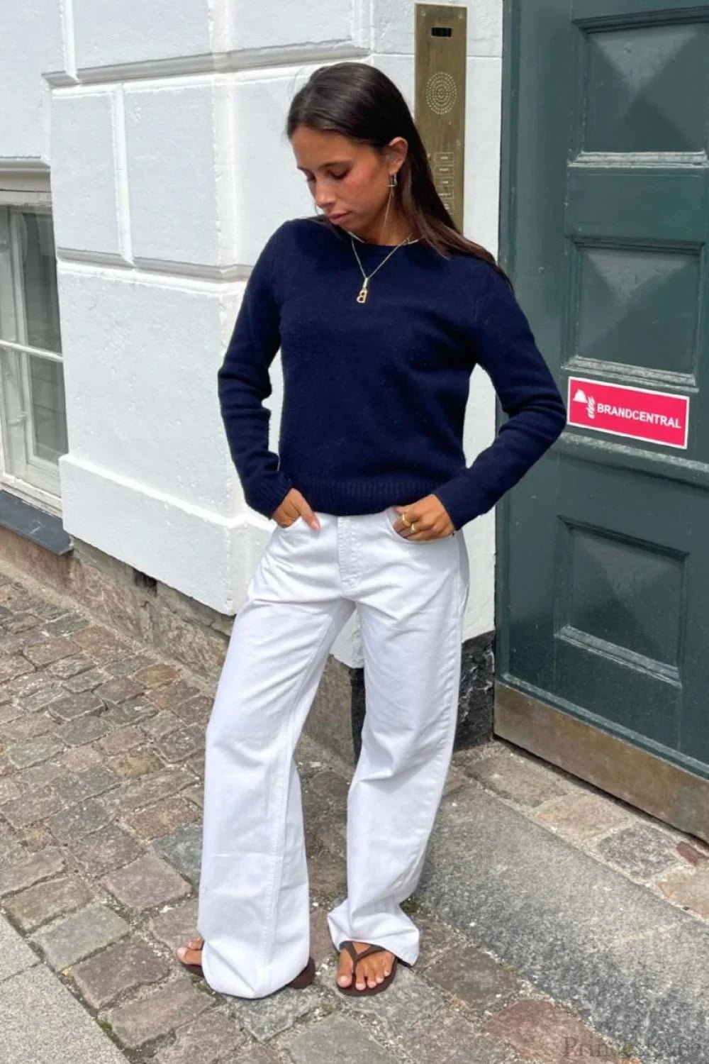 SOERA Charlize Star Patchwork Color - Block Jeans - Pants -  White S
